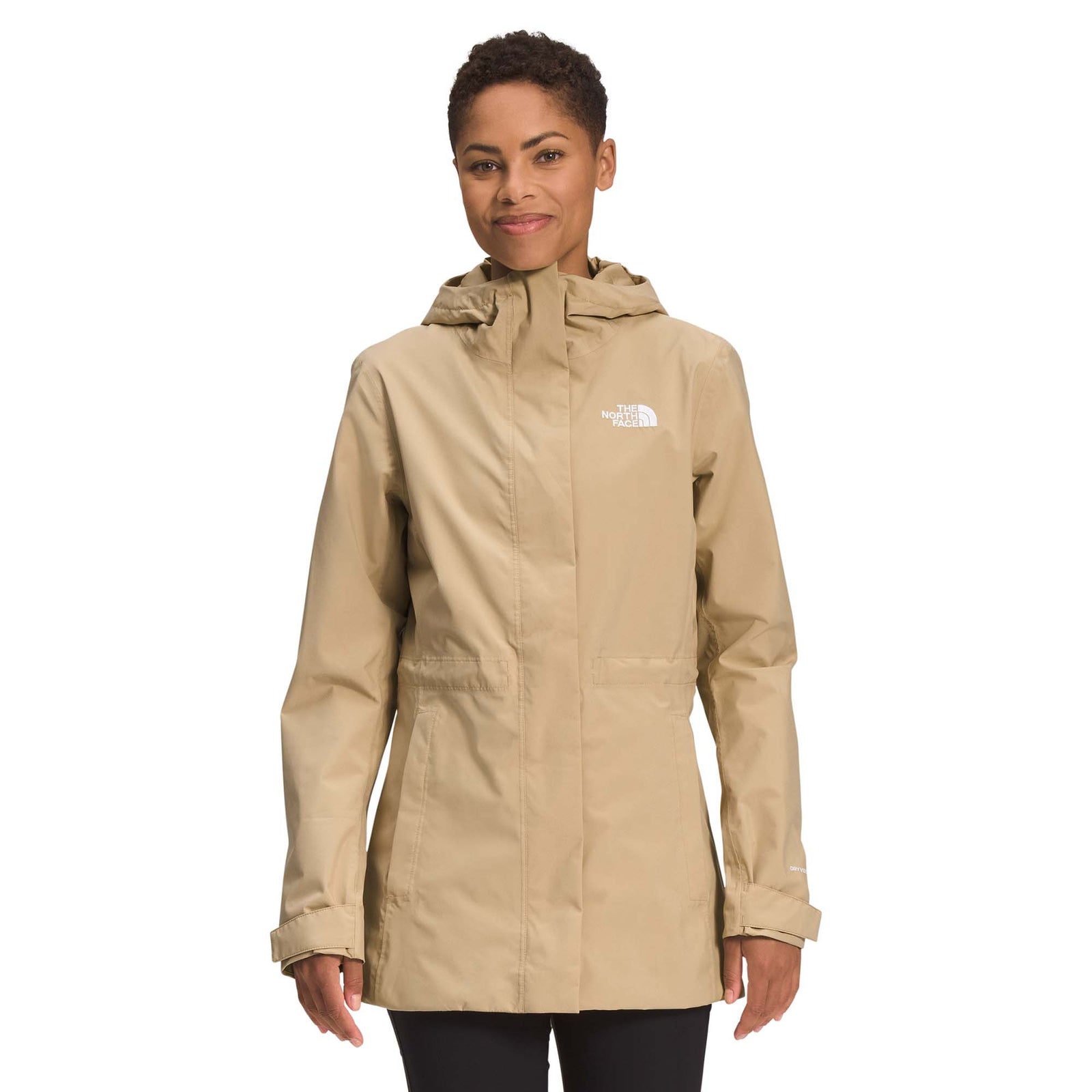 The North Face Women's City Breeze Rain Jacket 2023 LK KHAKI STONE