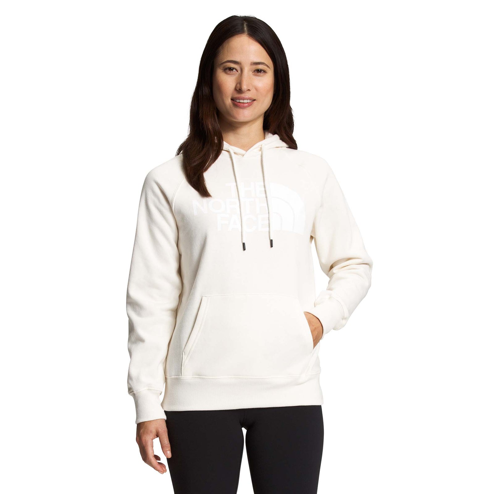 North Face Women's Half Dome Pullover Hoodie 2023 HOE GARDENIA WH