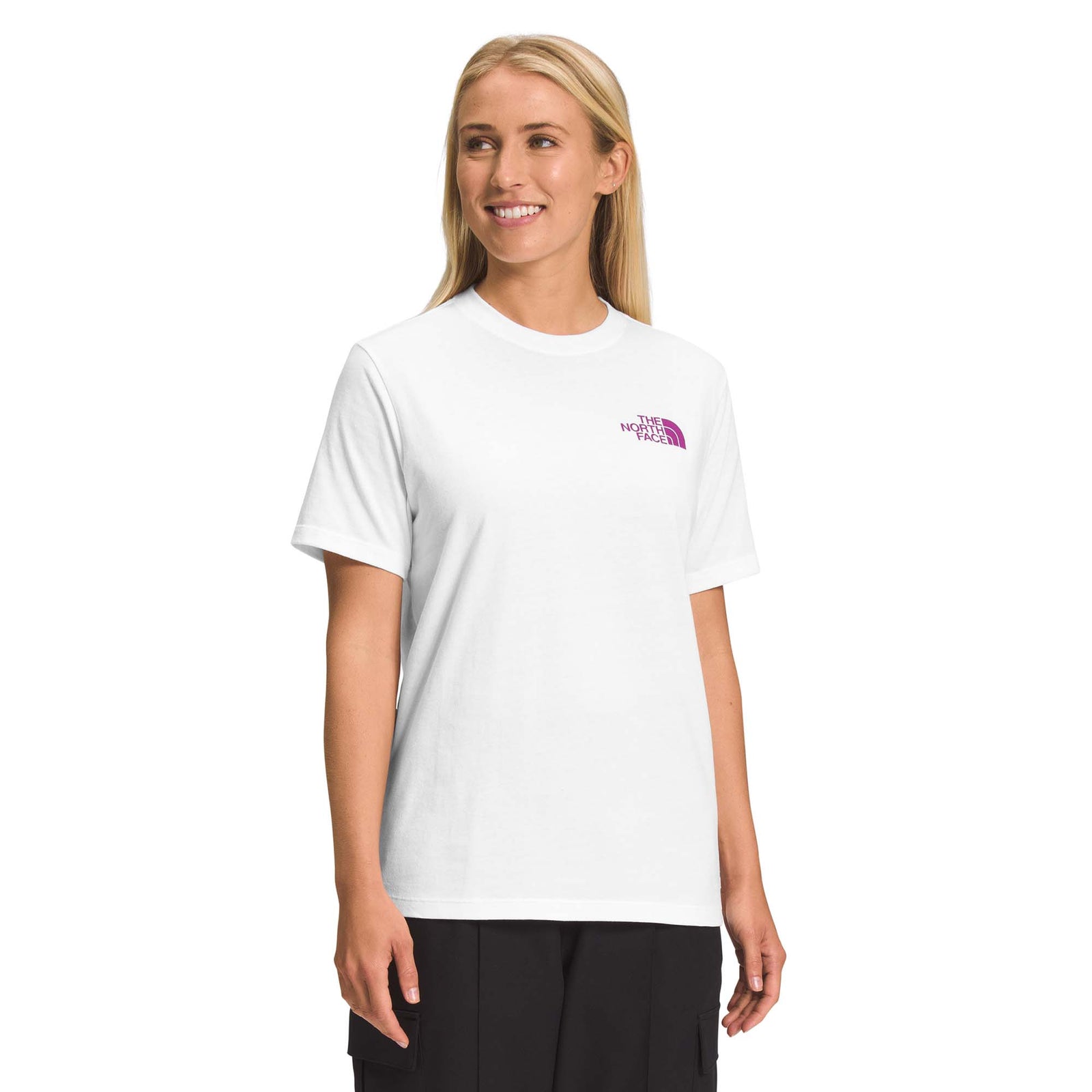 The North Face Women's Short-Sleeve Box NSE Tee 2024 TNF WHITE