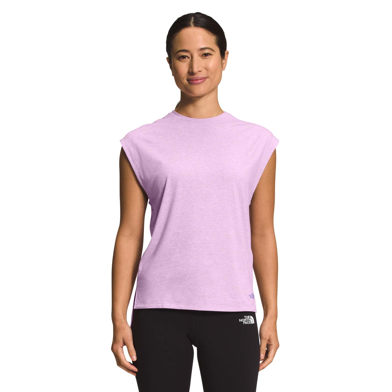 The North Face Women's Dawndream Muscle Tee 2023 HLQ LUPINE HEAT