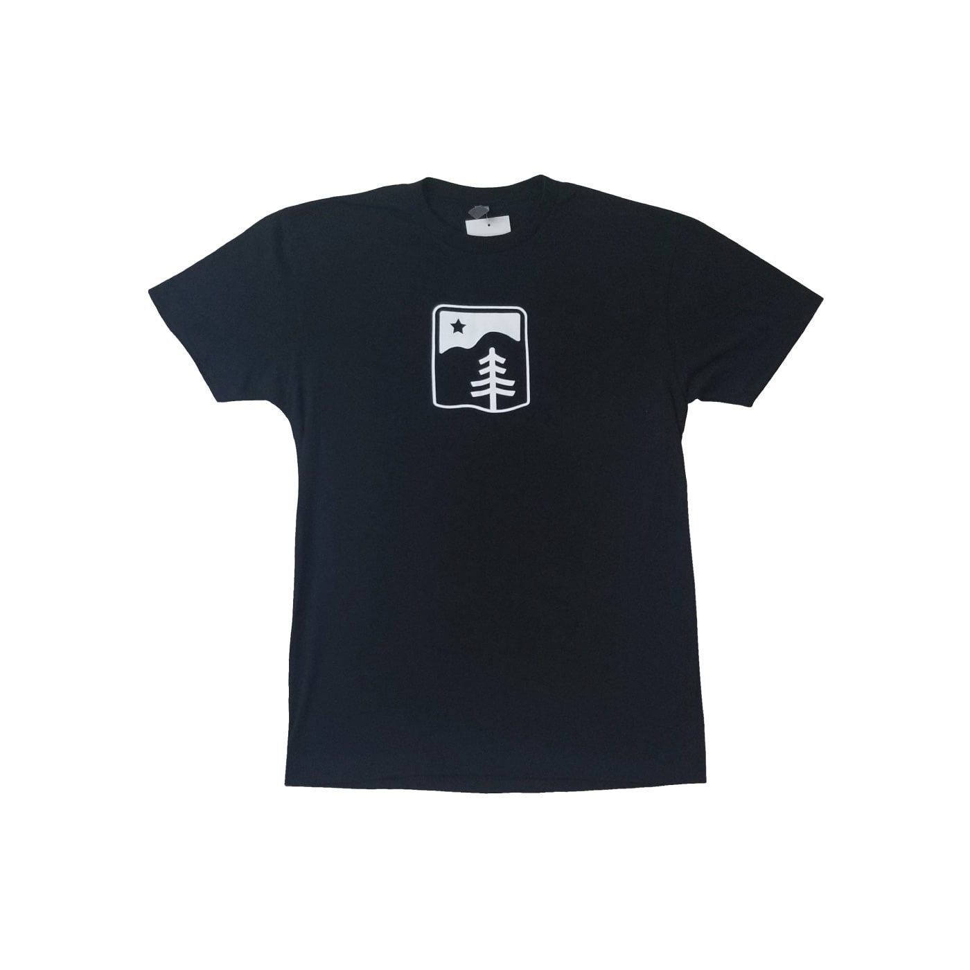 Pleasant Mountain Short Sleeve T-shirt Front Color Logo 