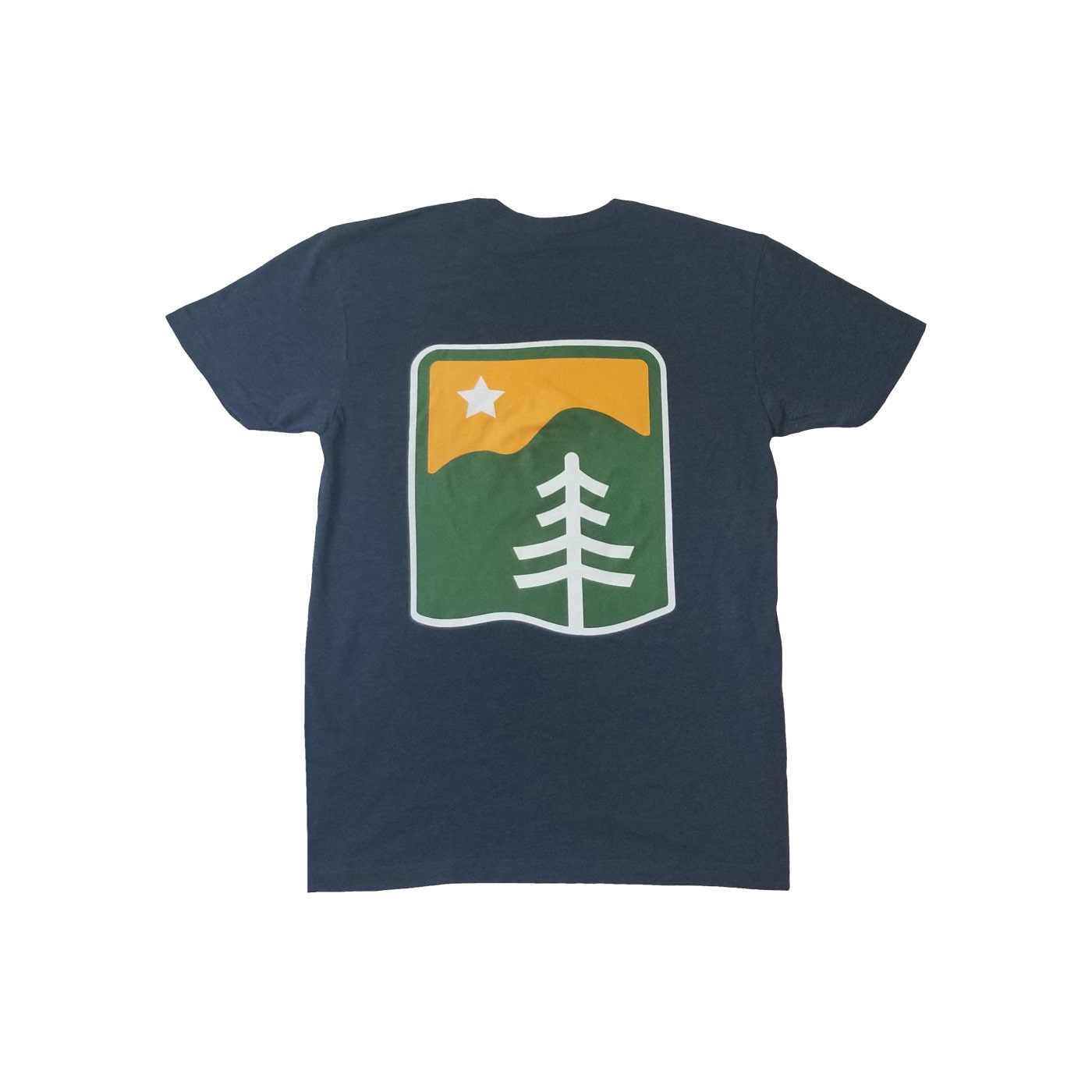 Pleasant Mountain Short Sleeve T-shirt 2 Full Color Logos 