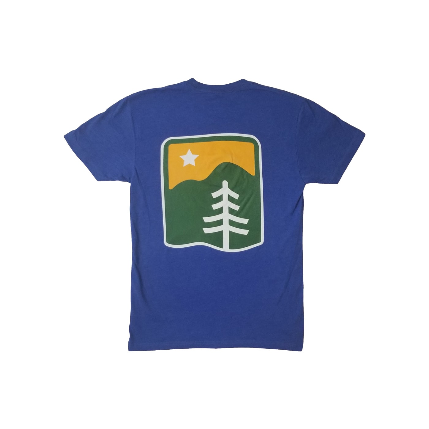 Pleasant Mountain Short Sleeve T-shirt 2 Full Color Logos 