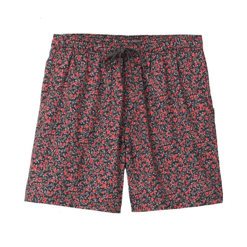 Prana Men's Bowie E-Waist Short BLACK FLORAL