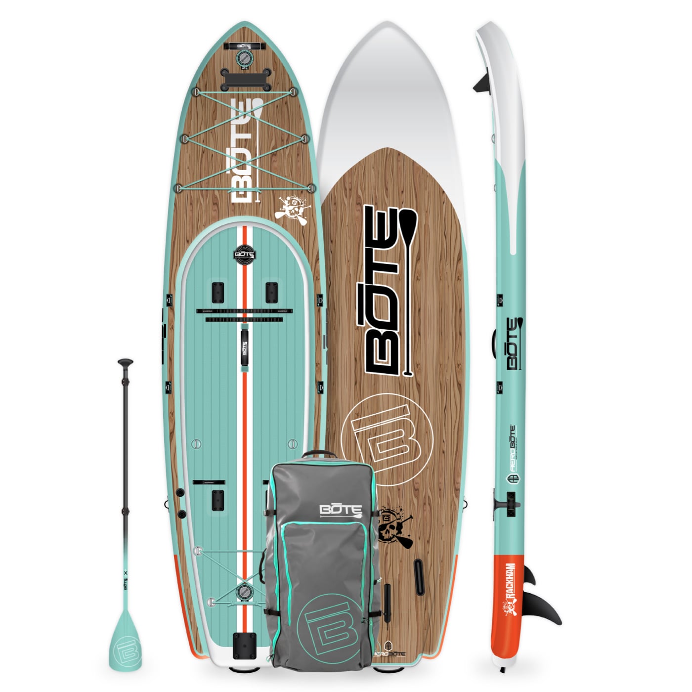 BOTE Rackham Aero Inflatable Paddle Board 12'4" 12'4"