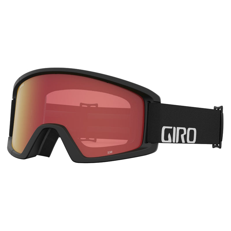 Giro Junior's Semi Goggles with Bonus Lens 2025 BLACK WORDMARK/AMBER