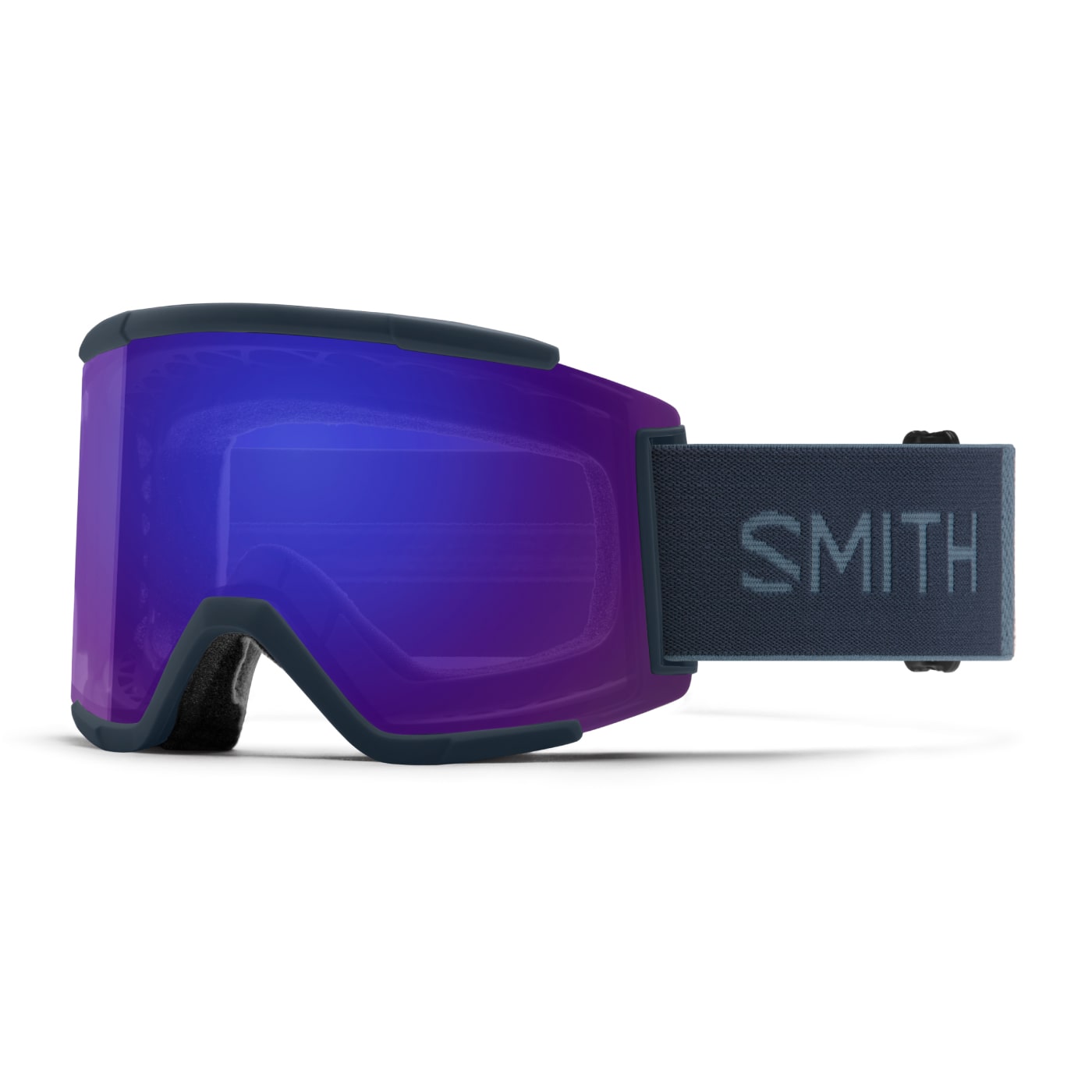 Smith Squad XL Goggles with ChromaPop Lens 2022 FRENCH NAVY/EDAY VIOLET MIR