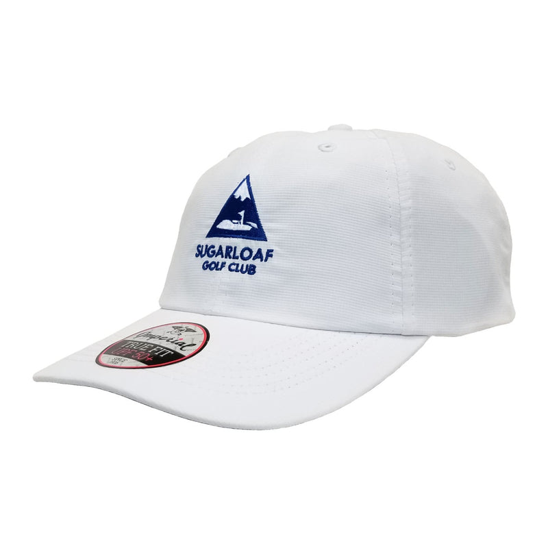 Sugarloaf Golf Club The Original Performance XL Core Logo Hat WHITE