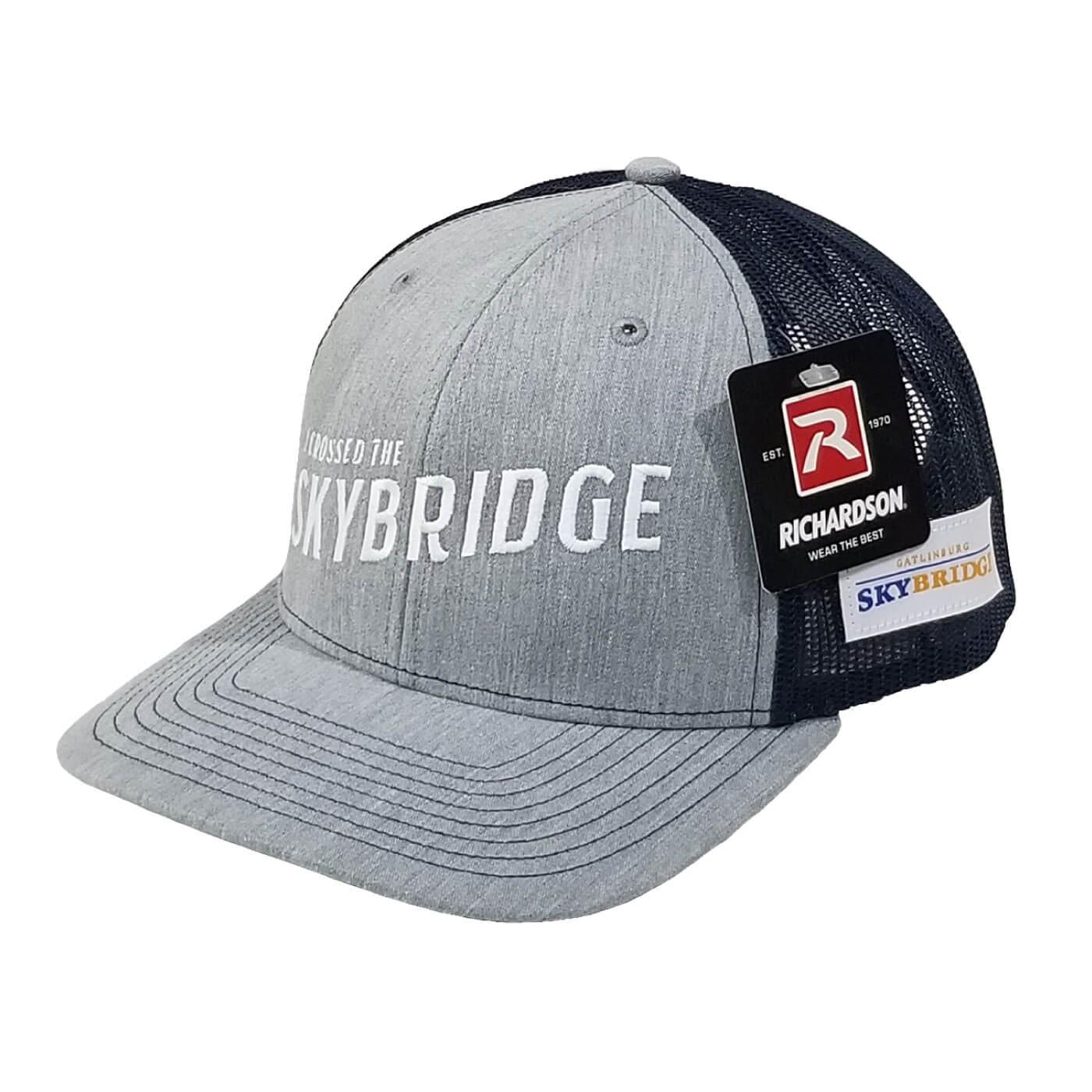 Gatlinburg I Crossed the SkyBridge Logo Trucker Hat 