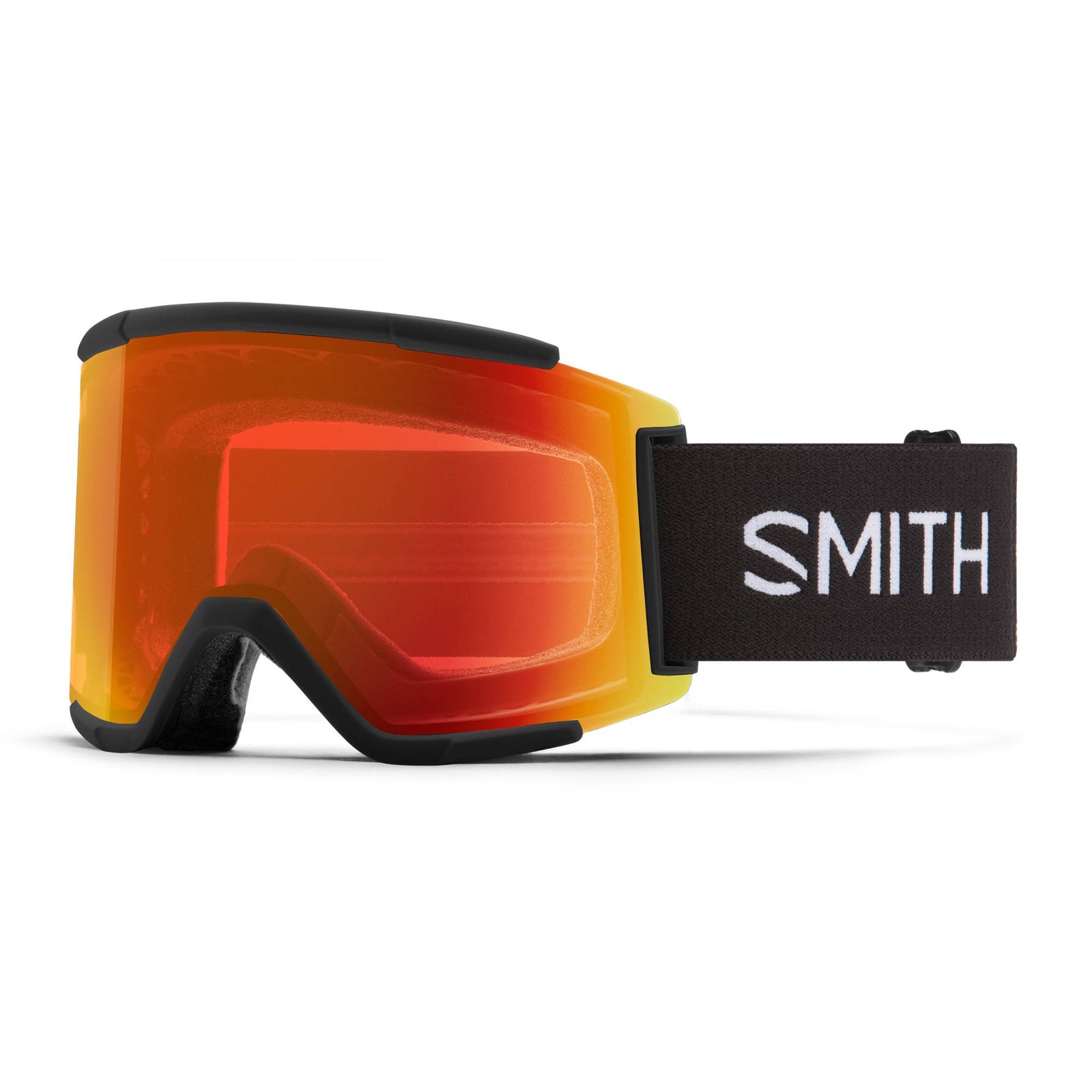 Smith Squad XL Goggles with Bonus ChromaPop Lens 2023 BLACK/EDAY RED MIR