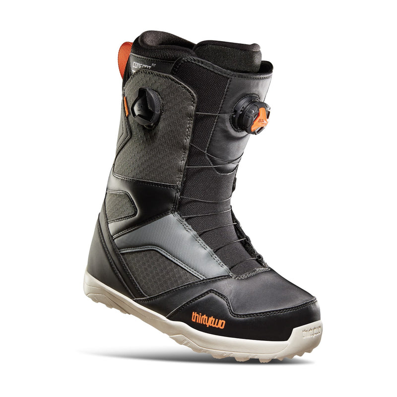 ThirtyTwo Men's STW Double BOA Snowboard Boot 2024 BLACK/GREY