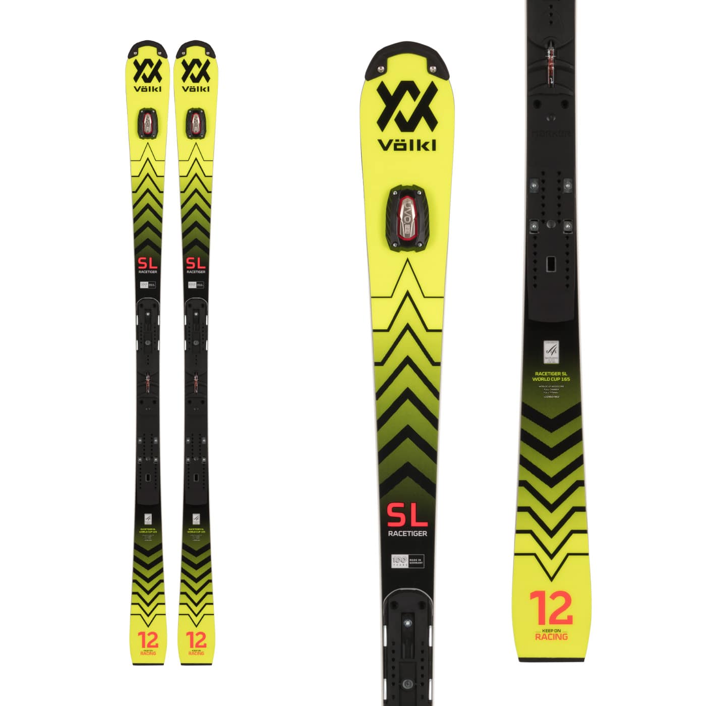 VOLKLフォルクルRACETIGER WC COMP SL 165cm - スキー