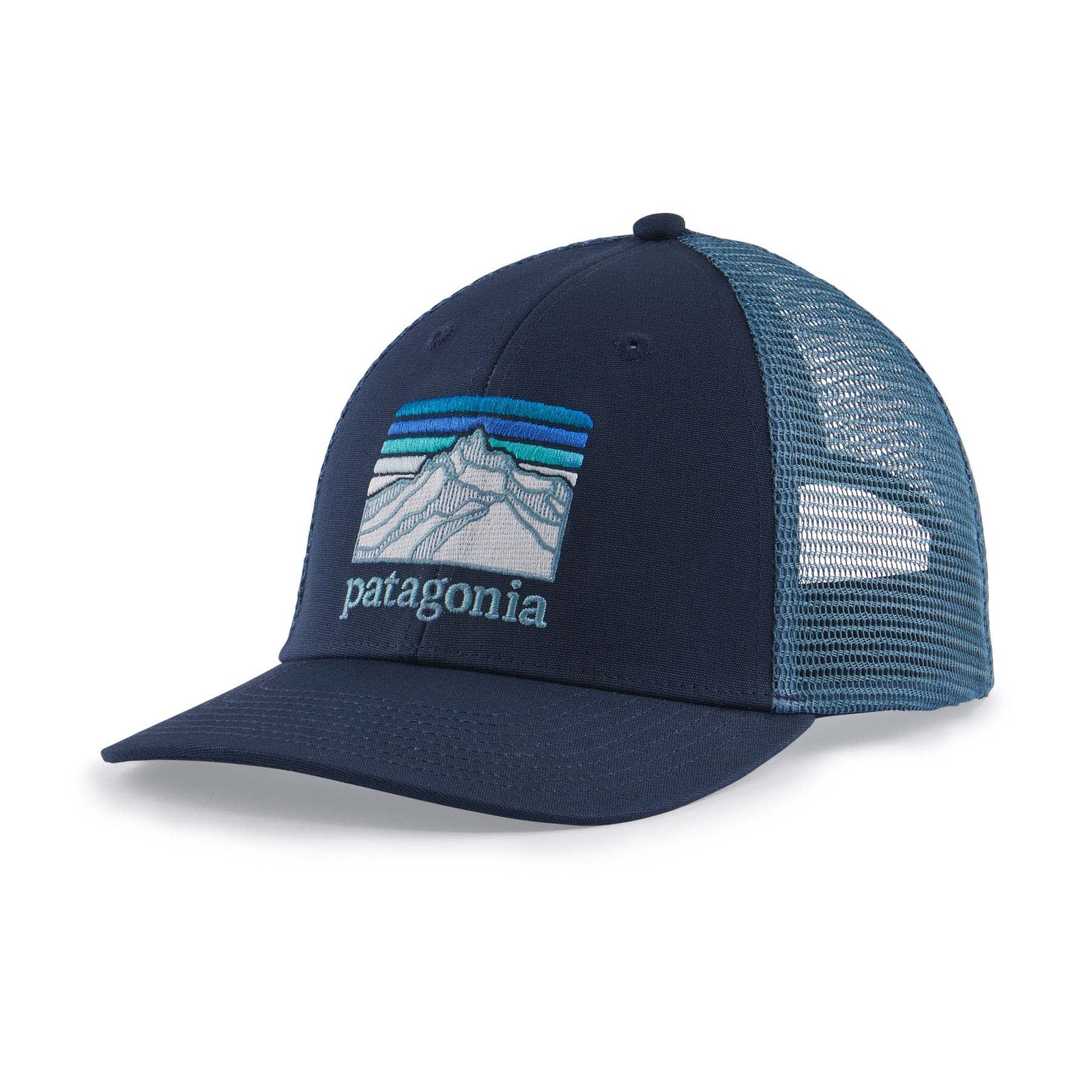 Patagonia Line Logo Ridge LoPro Trucker Hat 2023 BLK BLACK