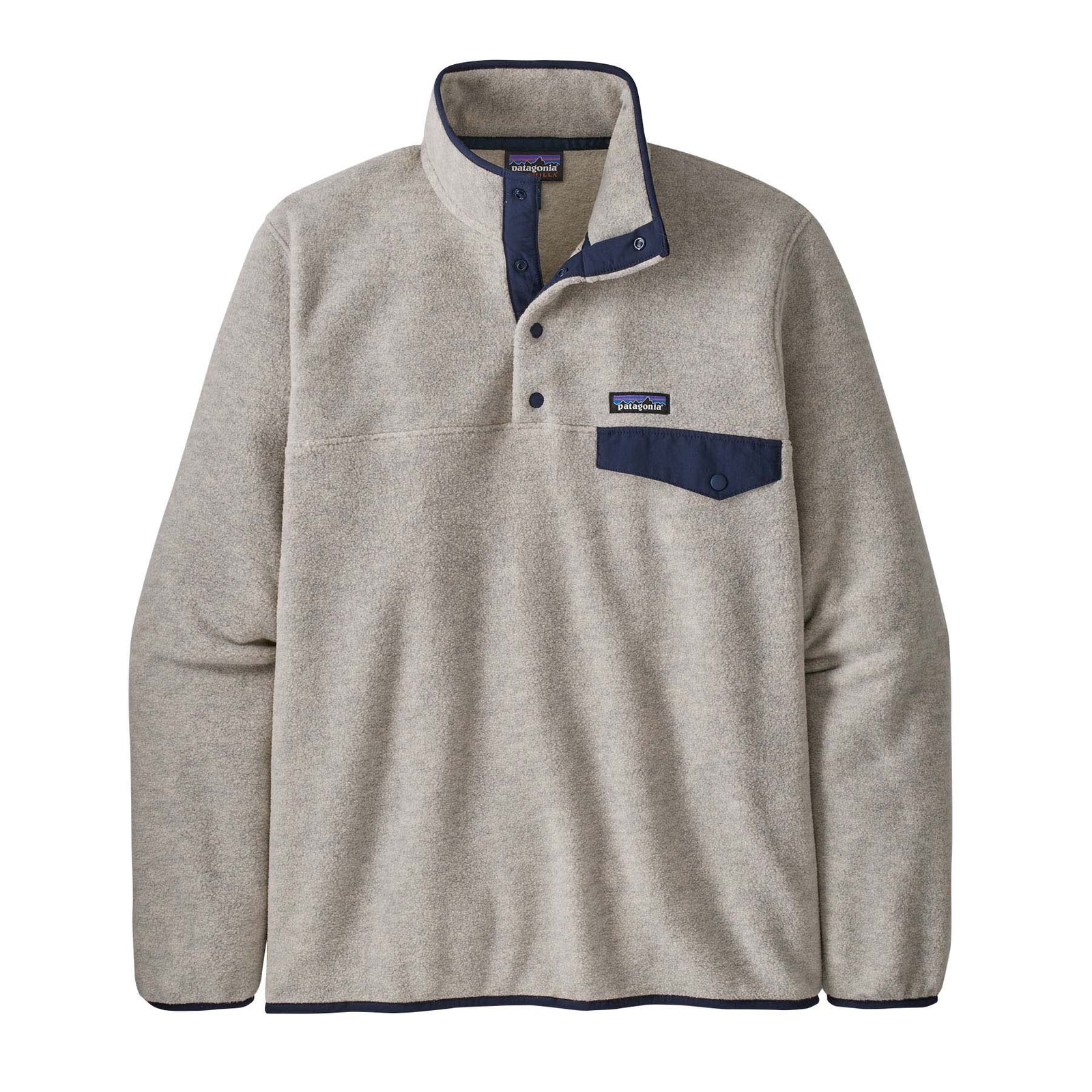 Patagonia Men's Lightweight Synchilla® Snap-T® Fleece Pullover 2024 OATMEAL HEATHER