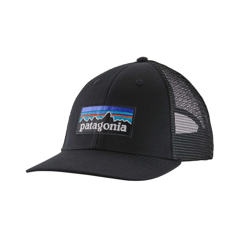 Patagonia P-6 Logo LoPro Trucker Hat 2024 BLACK