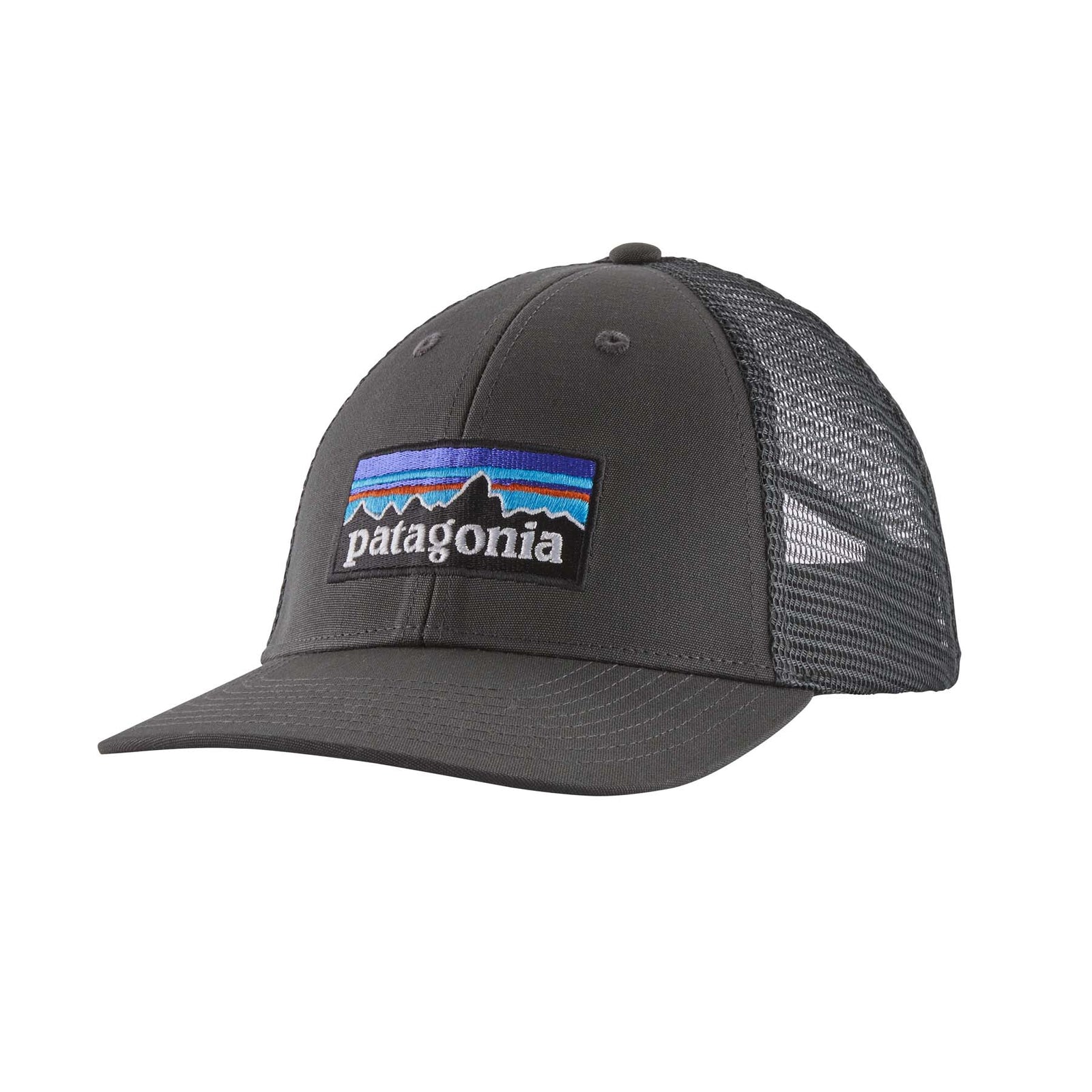Patagonia P-6 Logo LoPro Trucker Hat 2024 BLACK