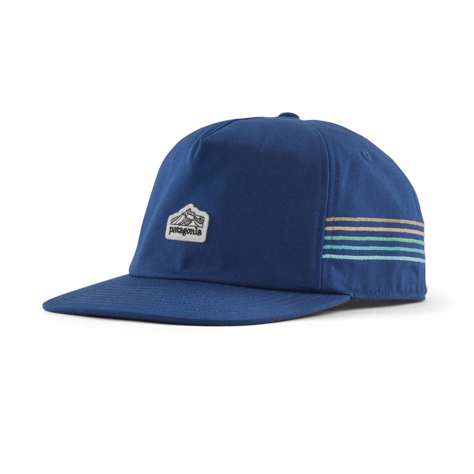 Patagonia Line Logo Ridge Stripe Funfarer Cap 2023 NENA NEW NAVY