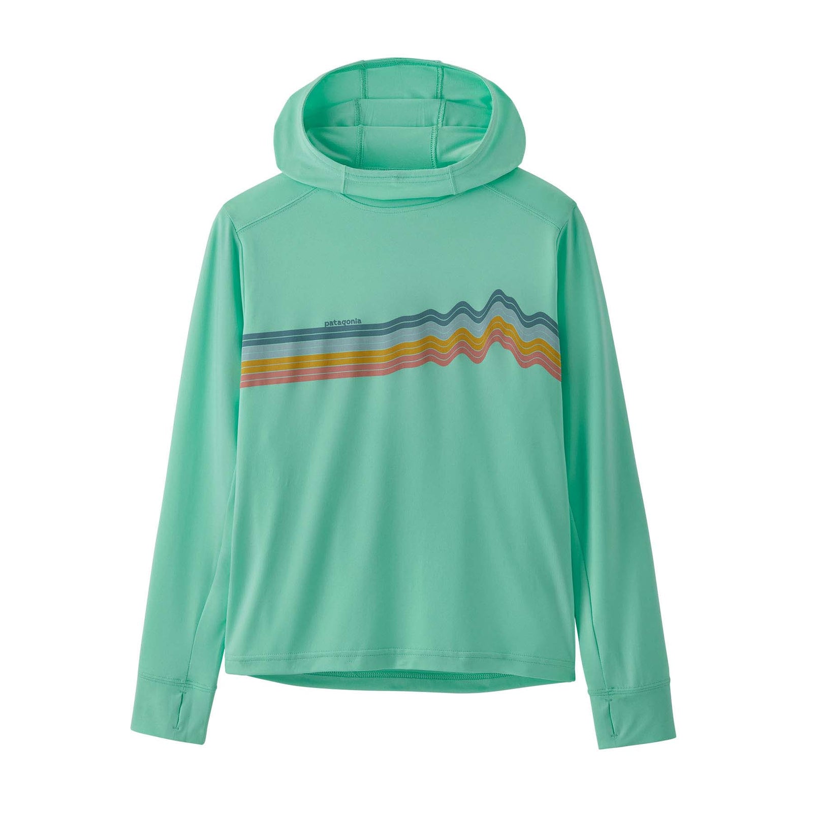 Patagonia Kids' Capilene® Silkweight Hoody 2023 RITL RIDGE RISE