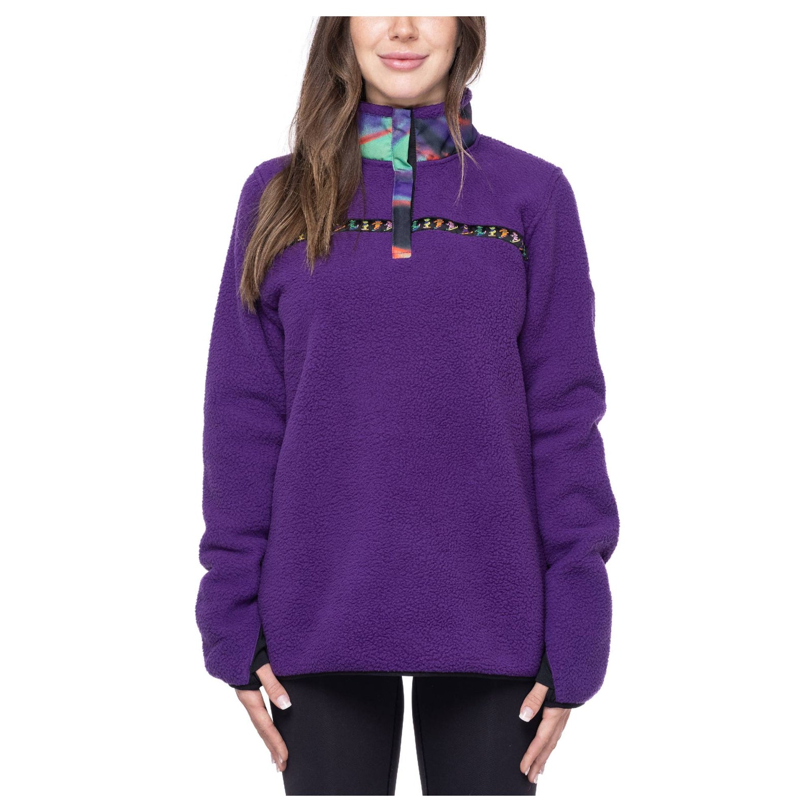 686 Women's Grateful Dead Tioga Fleece Pullover 2024 GRATEFUL DEAD S