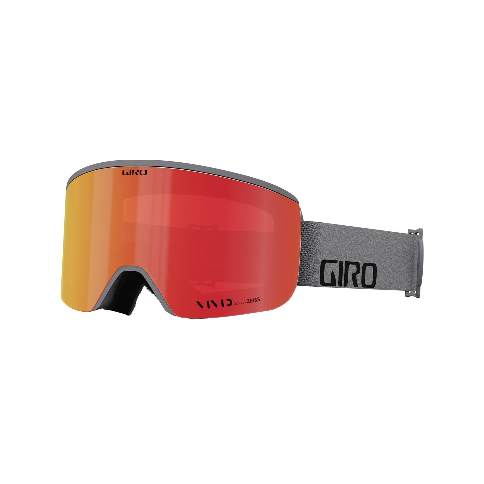 Giro Men's Axis Goggles with Bonus VIVID Lens 2023 GREY WORDMARK/VIVID EMBER
