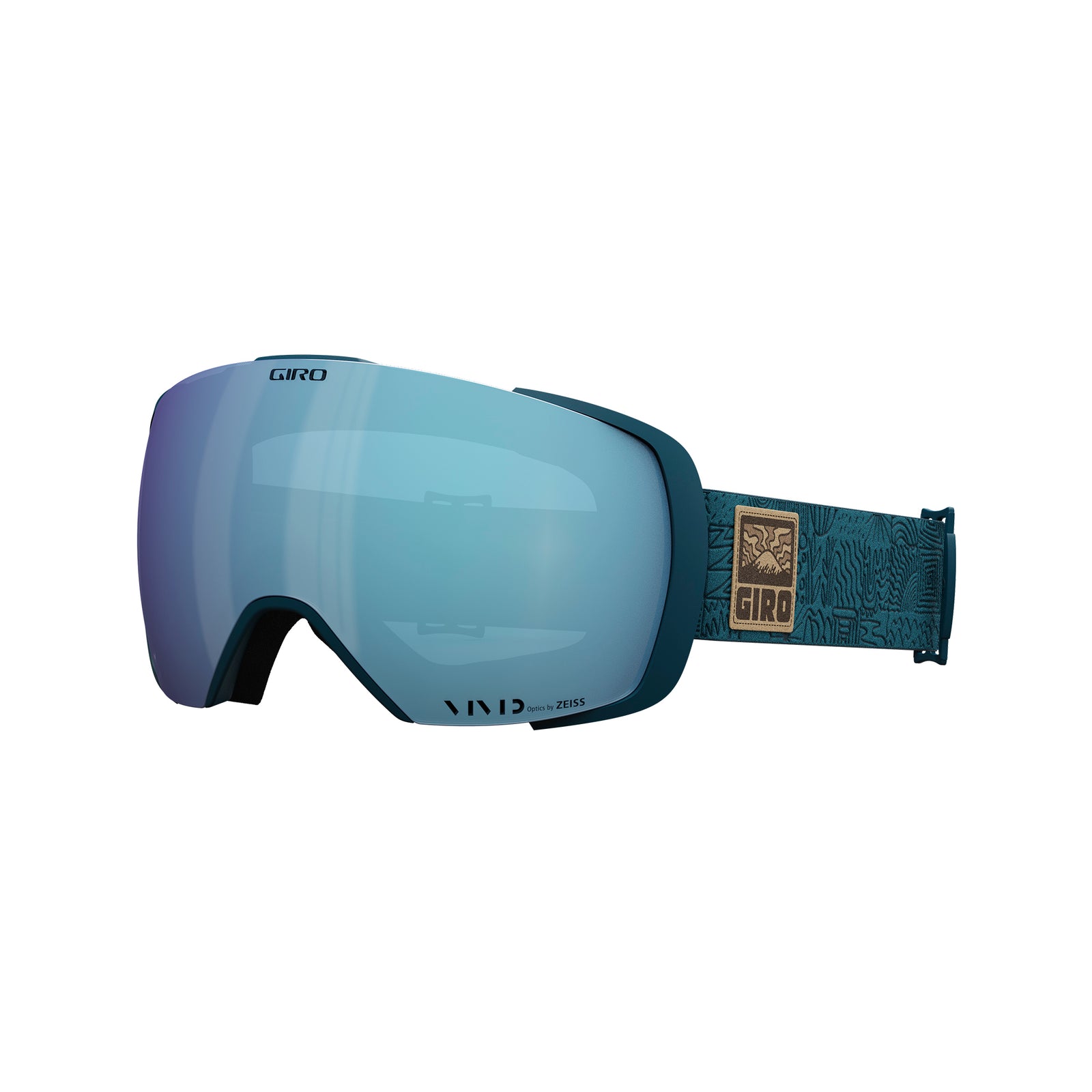 Giro Men's Contact Goggles with Bonus VIVID Lens 2024 HARBOR BLUE ADVENTURE/VIVID ROYAL