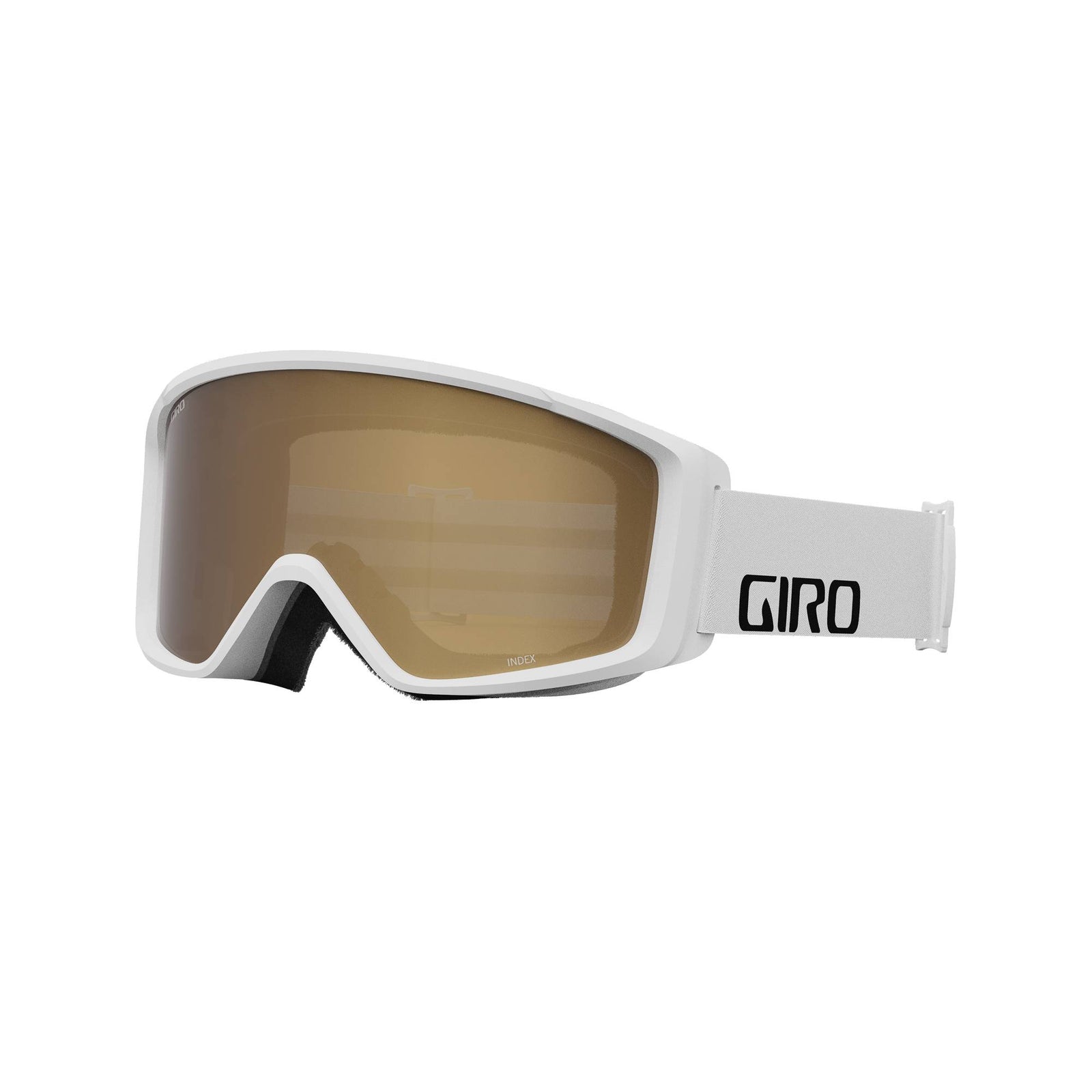 Giro Men's Index 2.0 Goggles with Amber Rose Lens 2024 WHITE WORDMARK/AMBER ROSE