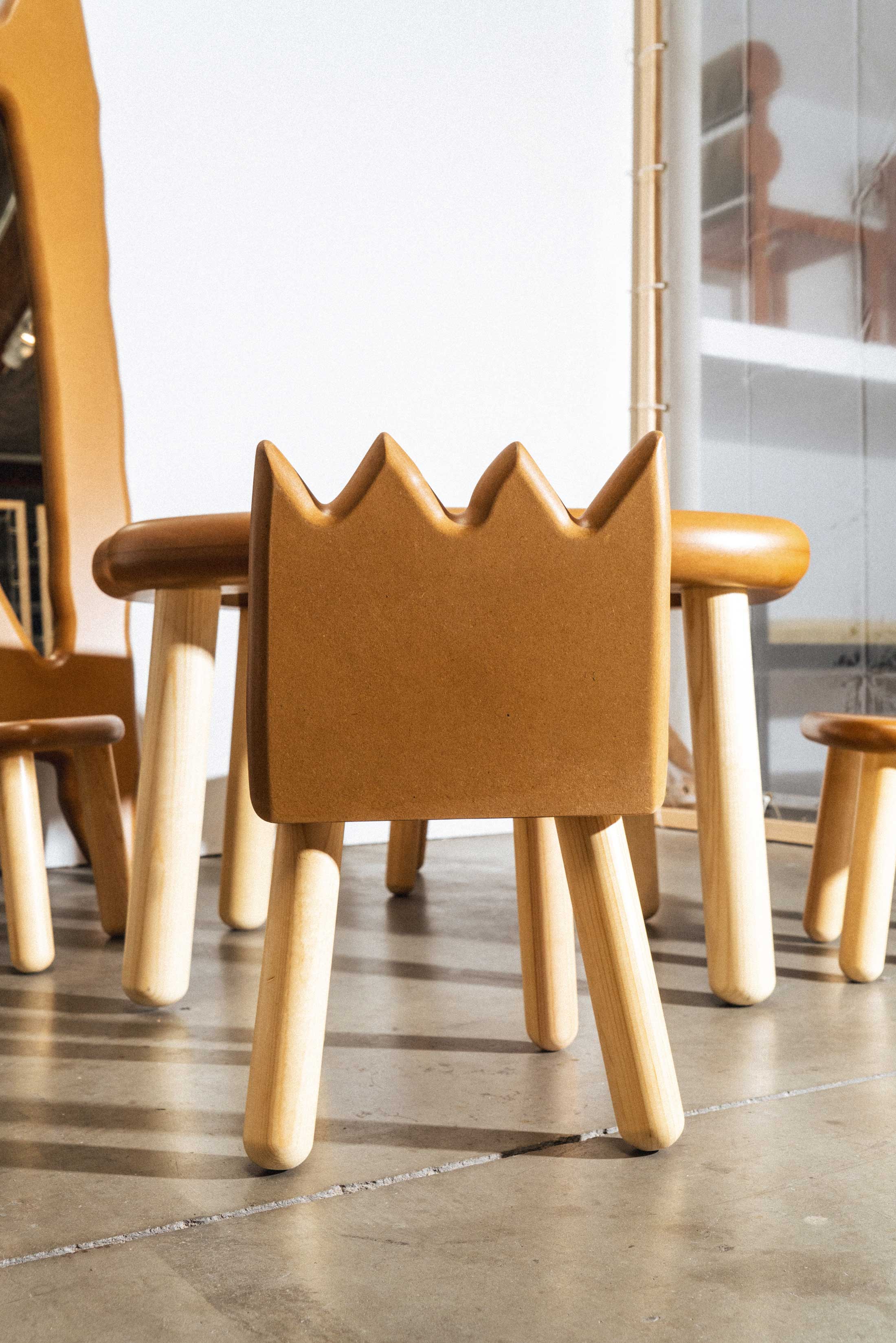 Barney Mini Chair with Table and Mirror at Intro LA show