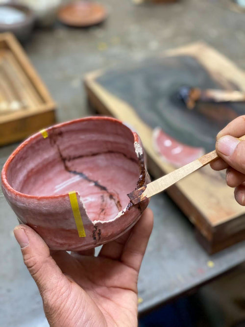 Traditional Kintsugi Repair with Urushi