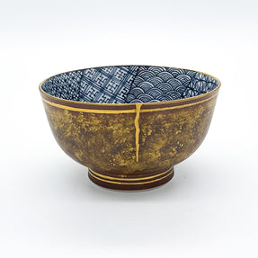 Kintsugi Bowl, Kintsugi Egg Blue Bowl, Kintsugi Pottery, Fall Decor,  Minimalist, Handmade Gift, Kintsugi Gold Repair, Blue Egg Bowl 