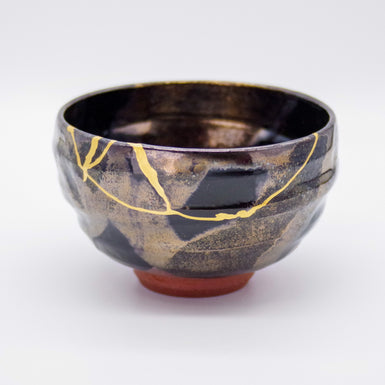 Authentic Kintsugi Pottery Matcha bowl