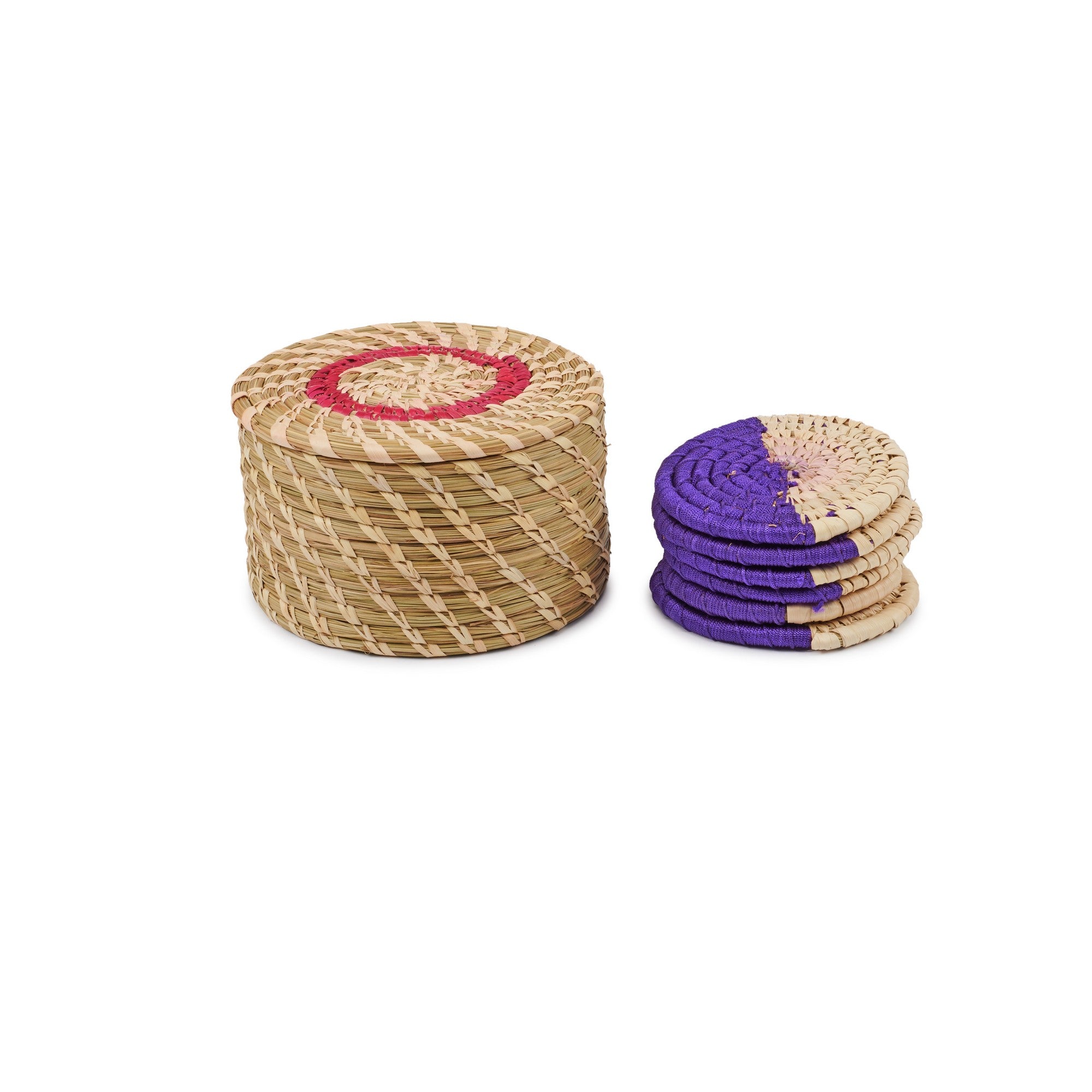 MH Wine Coaster - Angelica - Shagreen - Sand & Brass - Maze Home Store