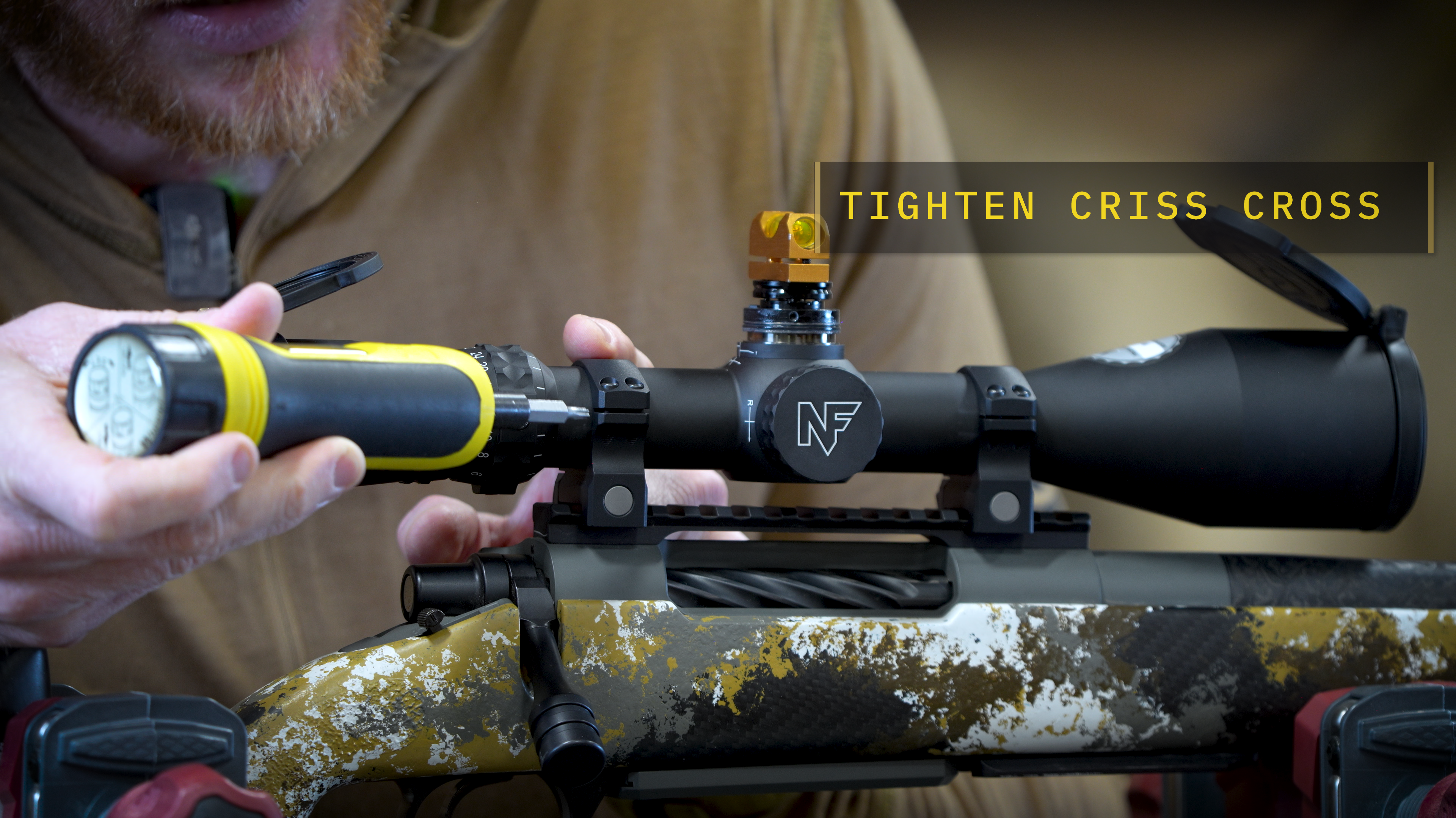 how to tighten your rifle scope
