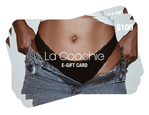 La Coochie e-gift card to buy organic cotton underwear