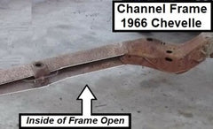 Channel Frame example for a 1966 Chevelle | Lightweight crossmember