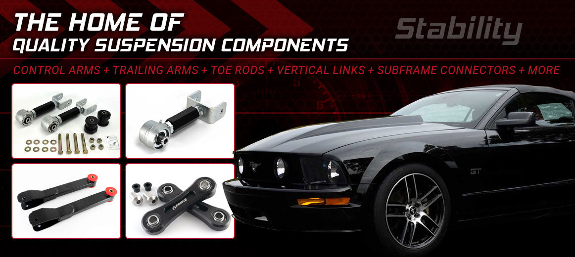 G Force Suspension Components for More Stability