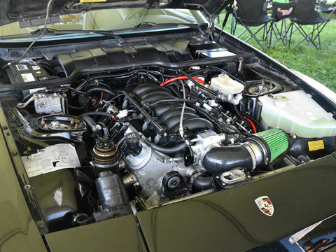 LS Engine in black Porsche 944