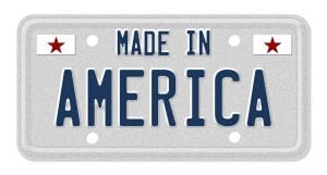 G Force Crossmembers Made in the USA license plate