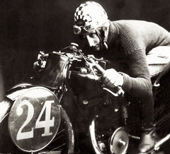 Toninio Benelli, moto racing rider, Benelli motorbikes. Black Metal Motor Co- Port Kembla