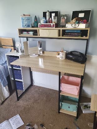 42 inch desk with storage