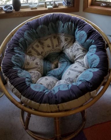 papasan cushion 45 inch