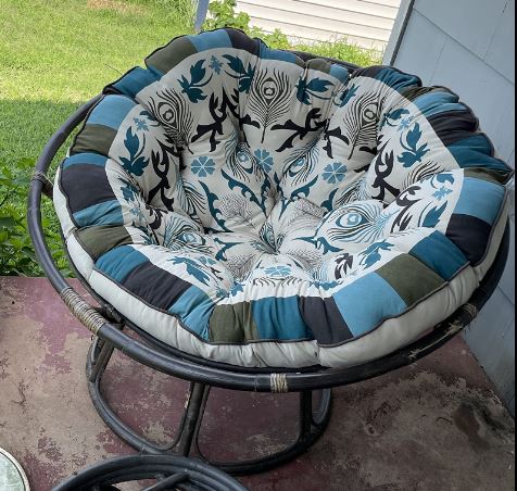 45 inch papasan chair