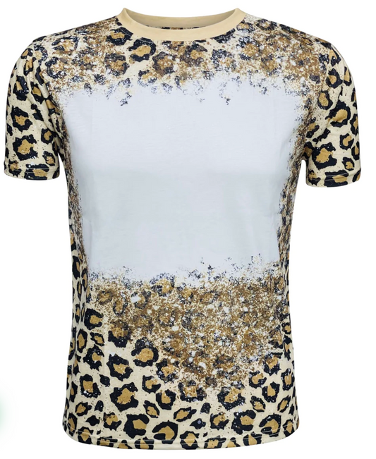  Sublimation Ready Sky Blue Shirt Polyester Faux Bleach