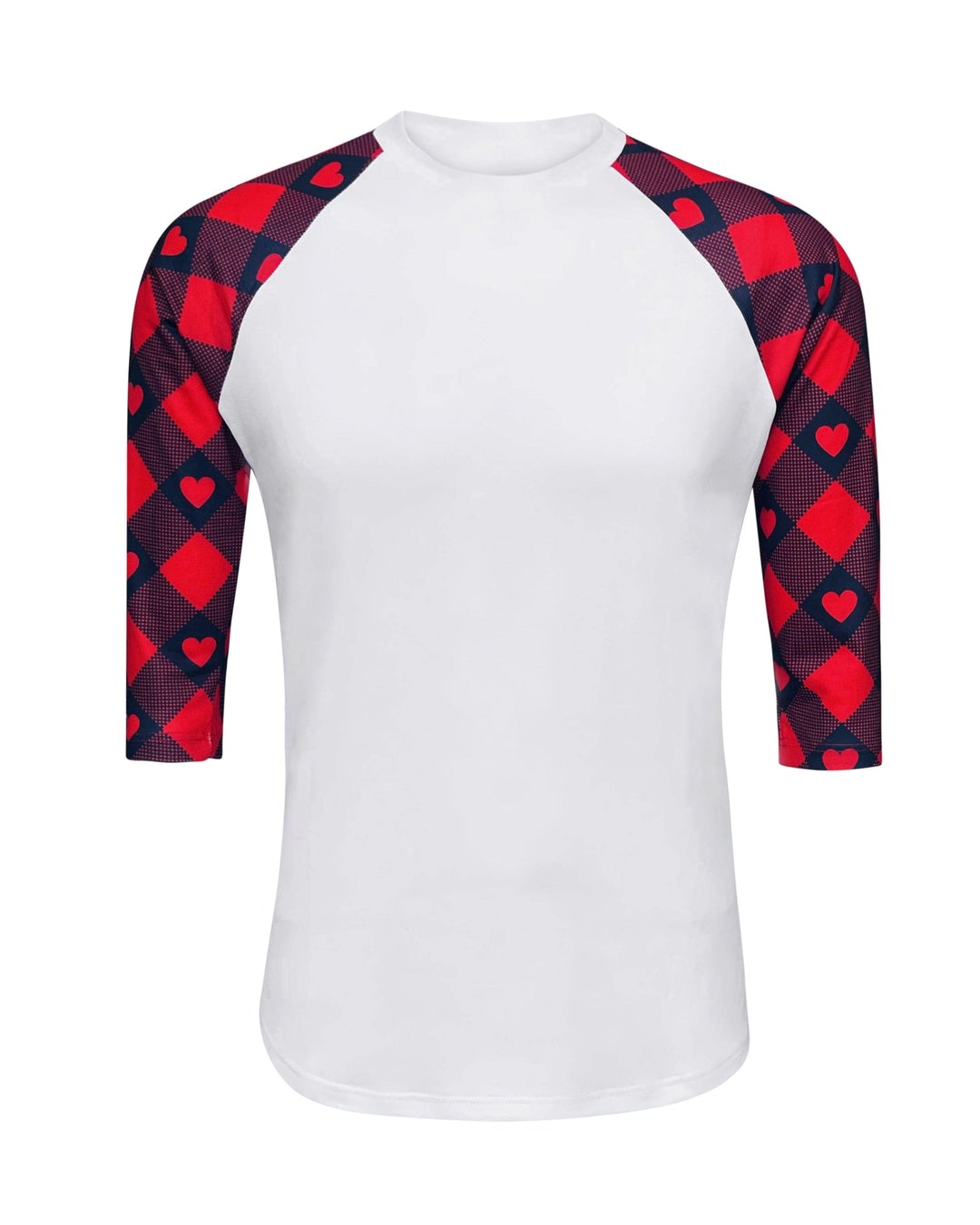 Raglan shirts with discount buffalo plaid sleeves