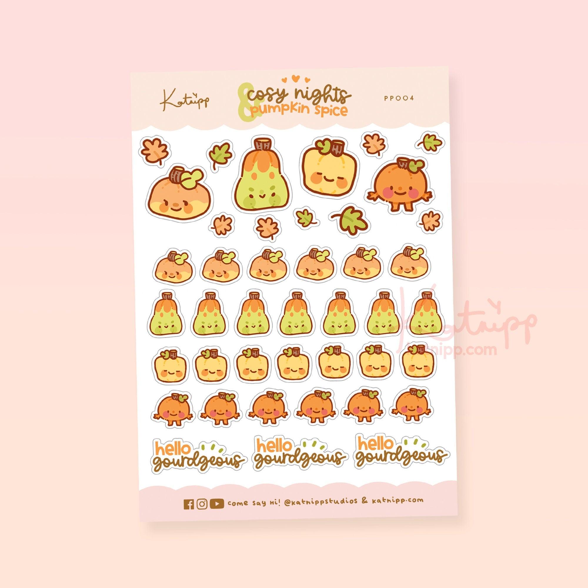 Waterproof Halloween Candy Polco Deco Vinyl Sticker Sheet - PLCD