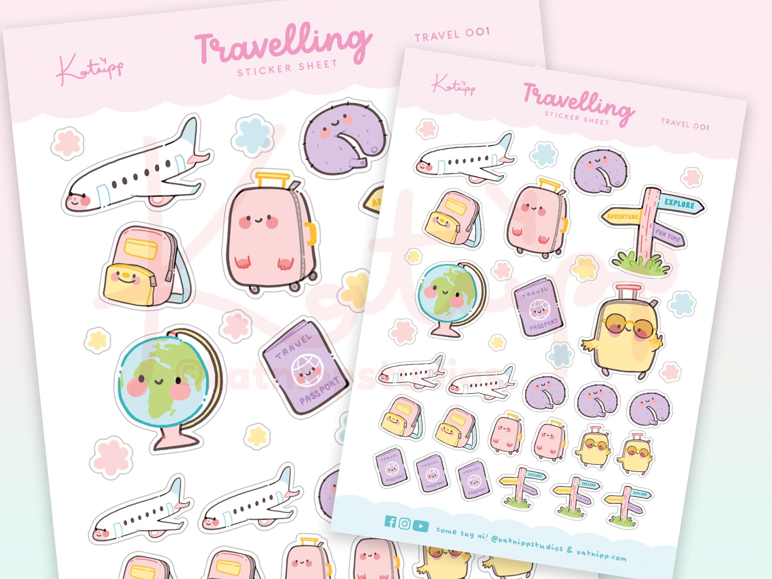 Summer Holiday Planner Stickers - GS HOL004 – Katnipp Studios