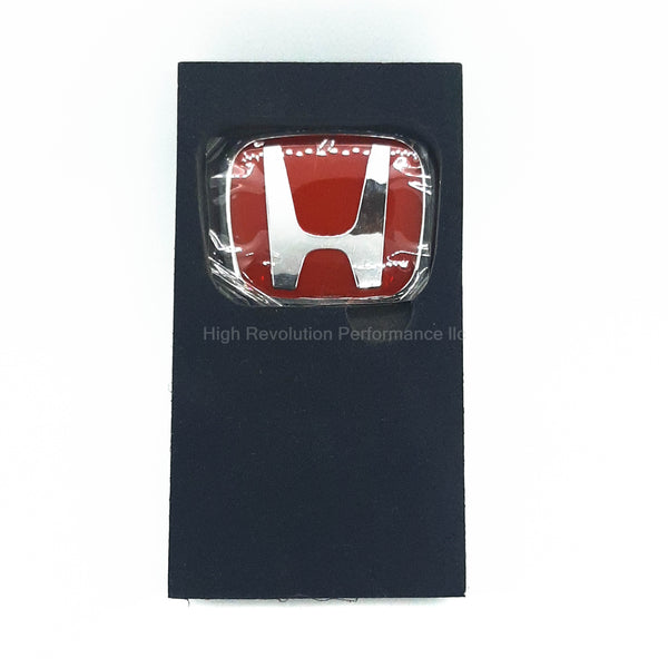 JDM TYPE-R STYLE RED STEERING EMBLEM HONDA u2013 High Revolution 