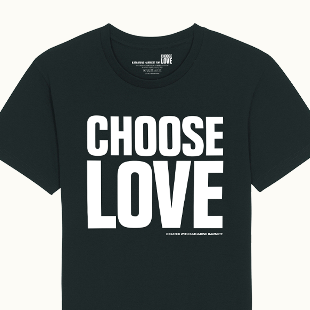 T Shirt Black Choose Love Choose Love Merchandise