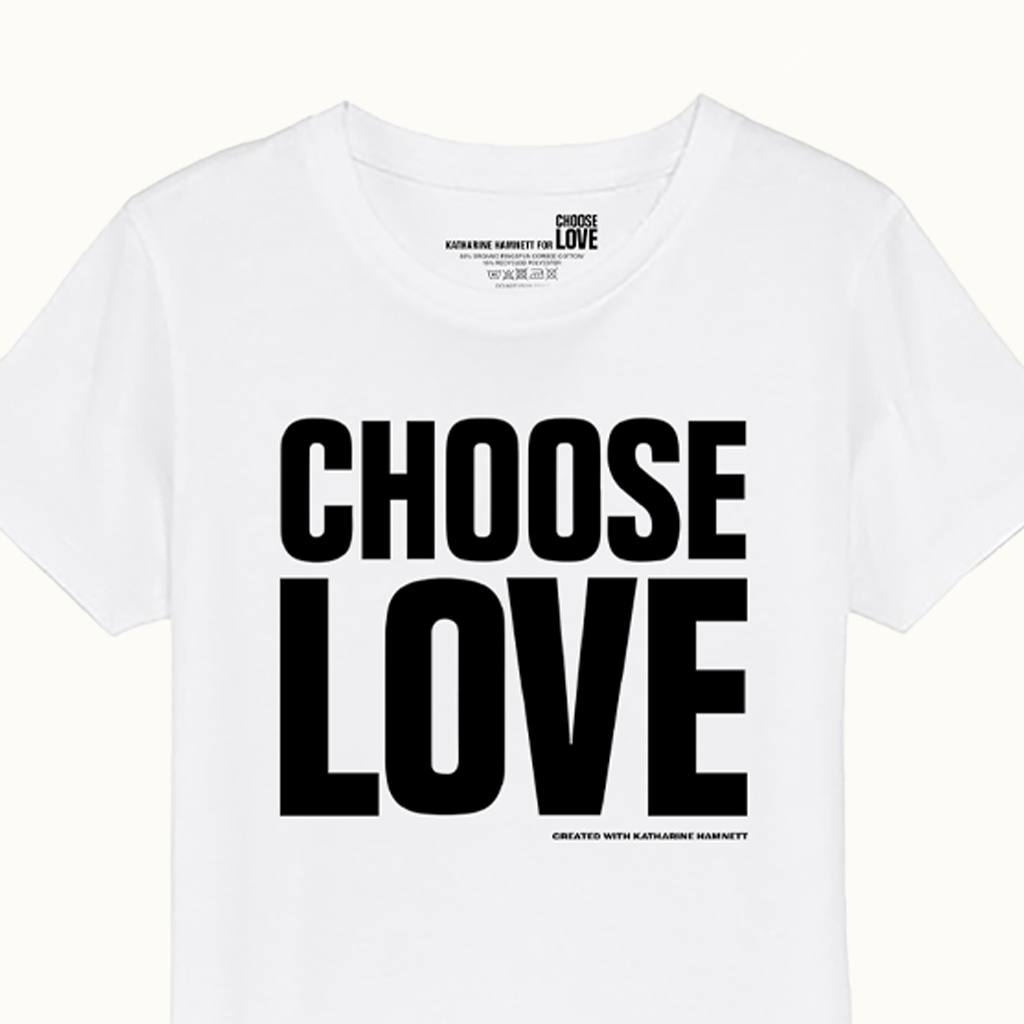 Kids T Shirt White Choose Love Choose Love Merchandise