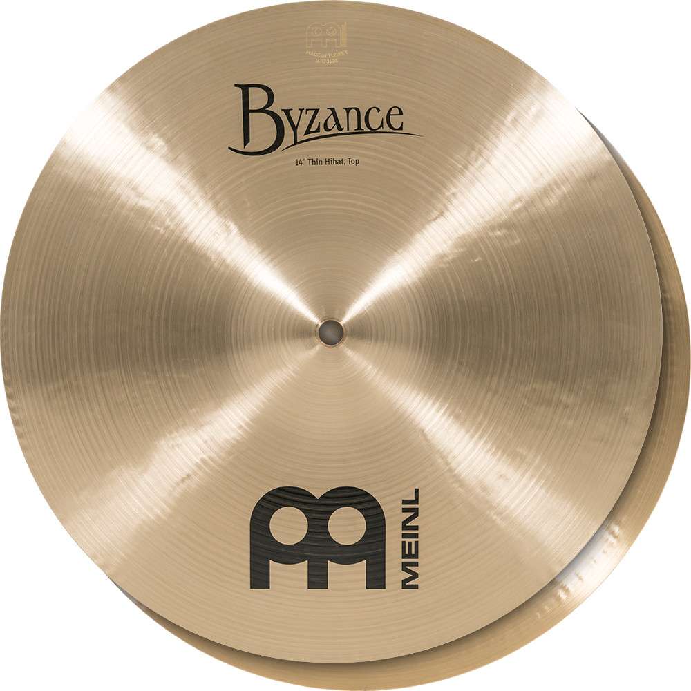 Meinl Byzance Traditional 13” Medium Hi-Hat Cymbals B13MH