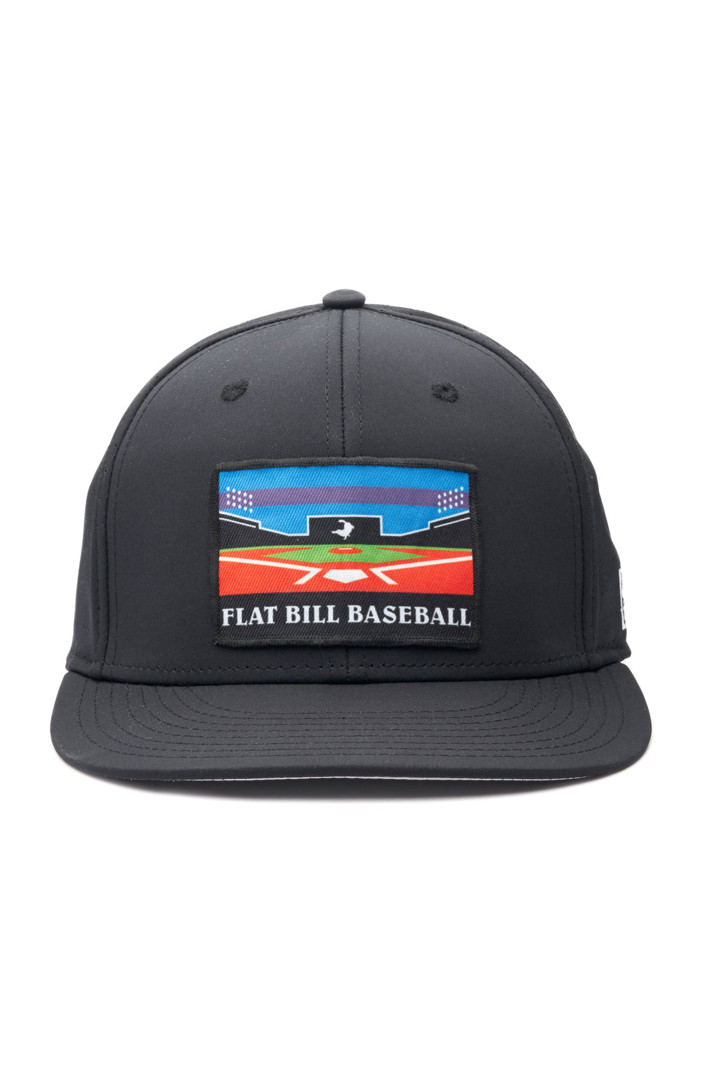 Flatbill Classic Black Flex Fit Cap – Flatbill Baseball